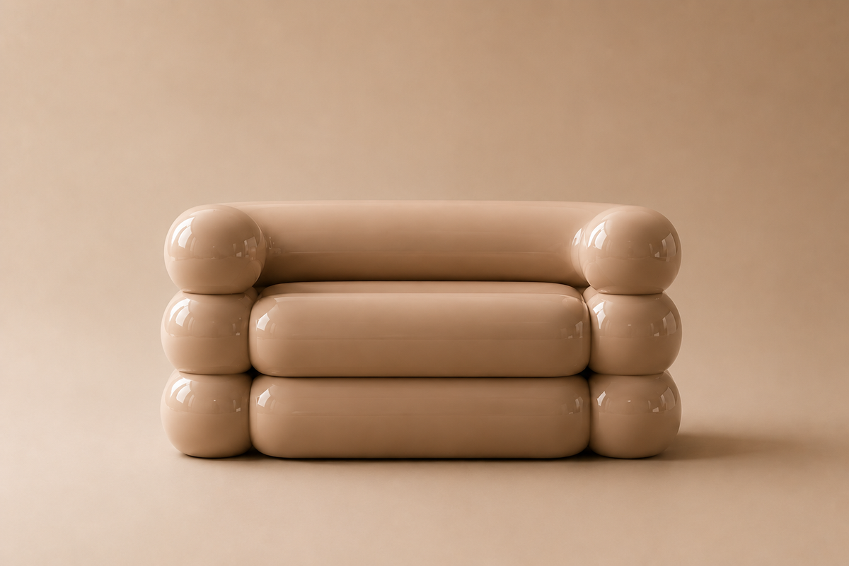 Buby sofa — Milk Chocolate