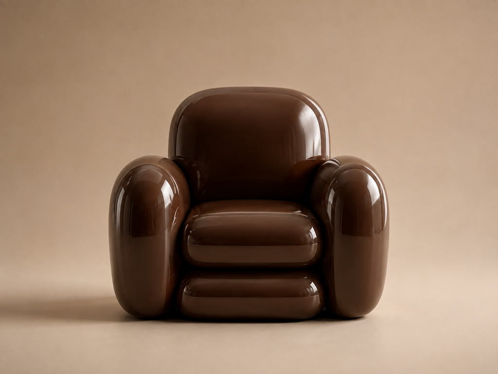 Bally armchair — Dark Chocolate