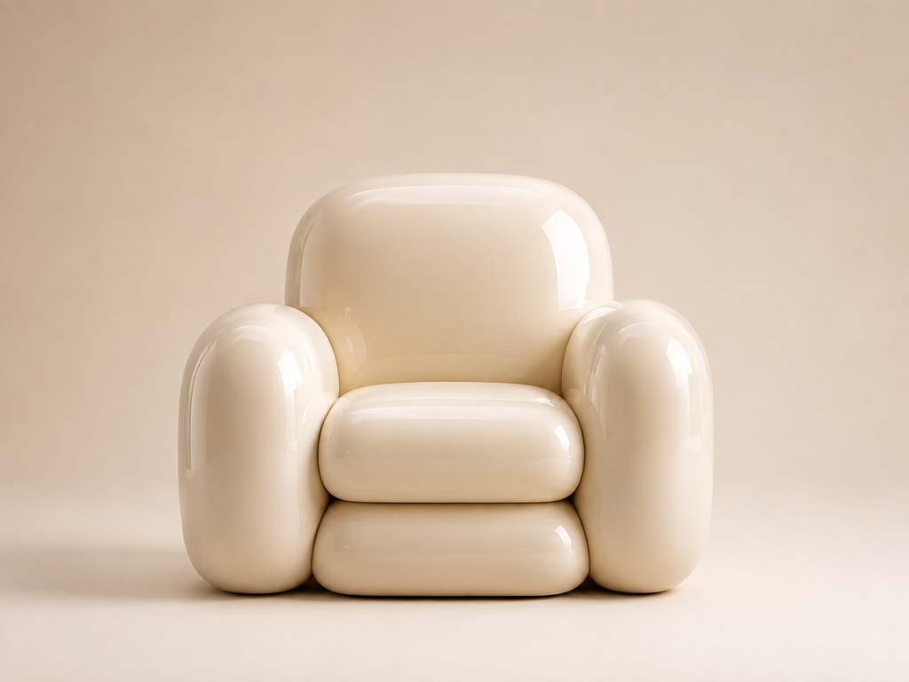 Bally armchair — Milk