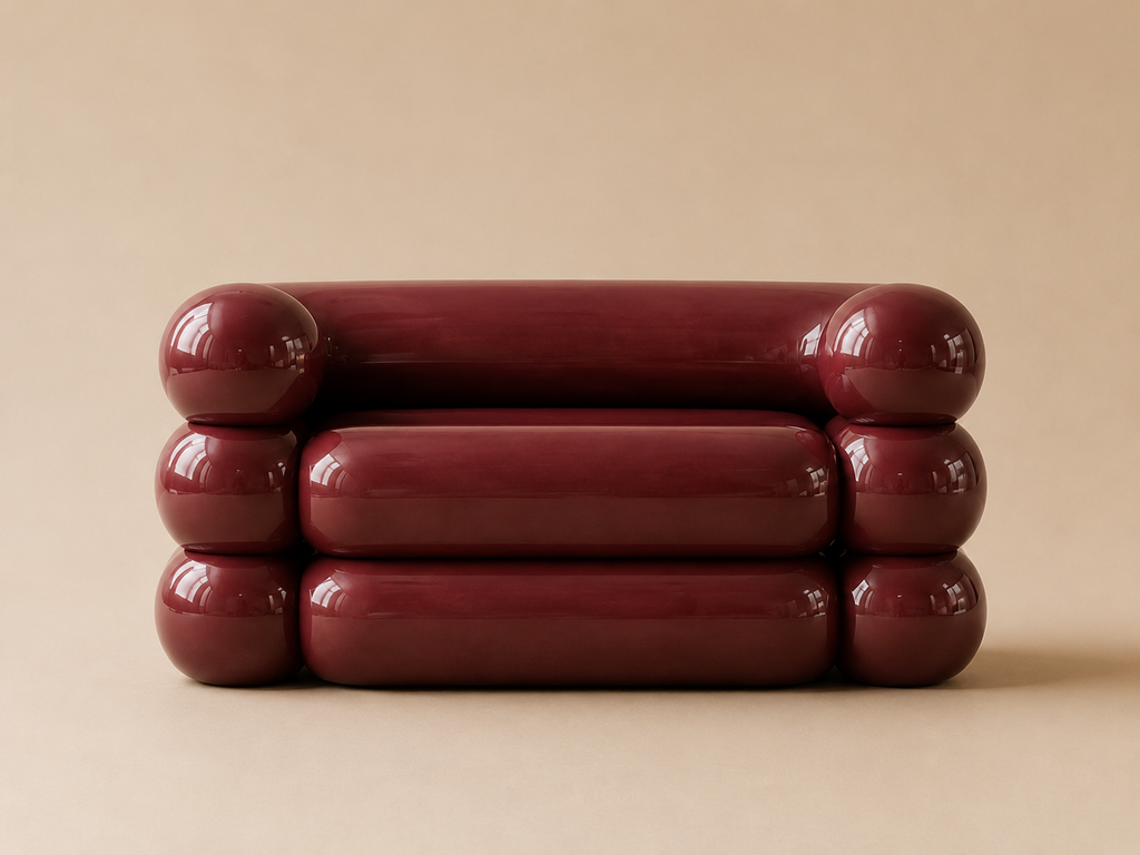 Buby sofa — Carmin front